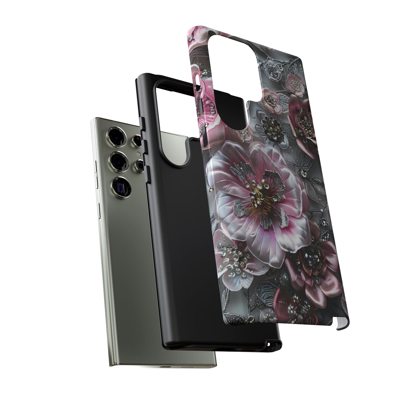 Coquette Aesthetic Floral Art iPhone 15 Case