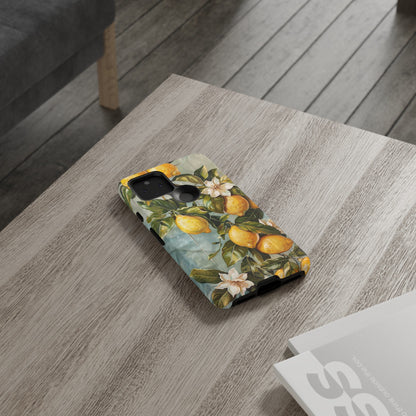 Mediterranean Lemon Tile Oil Painting iPhone 13 Case