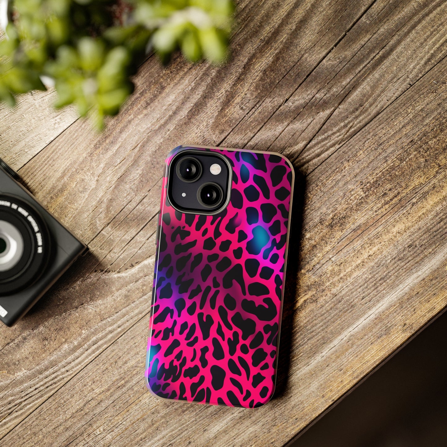 Wild Child: Trippy Leopard Spots Mystique | Dynamic iPhone Case