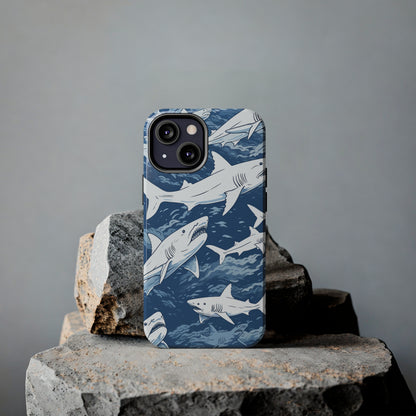 Shark Design: Dive into the Depths with an Aquatic Adventure iPhone Case