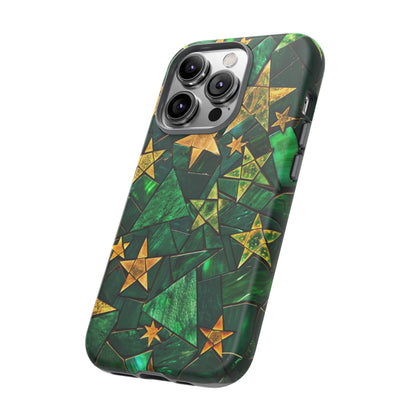 Green Celestial Stained Glass Mosaic Phone Case