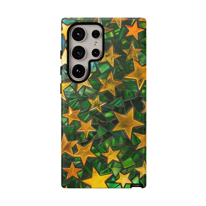 Green Celestial Stained Glass Mosaic Phone Case