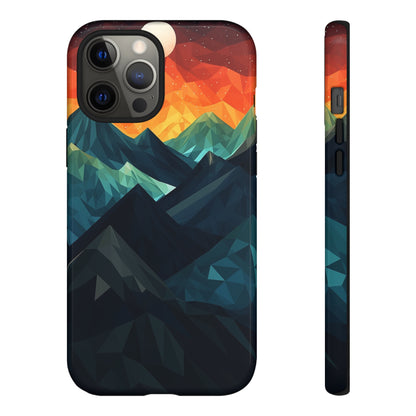 Mountain Abstract Tough Case | Embrace Nature's Beauty with a Durable Phone Case