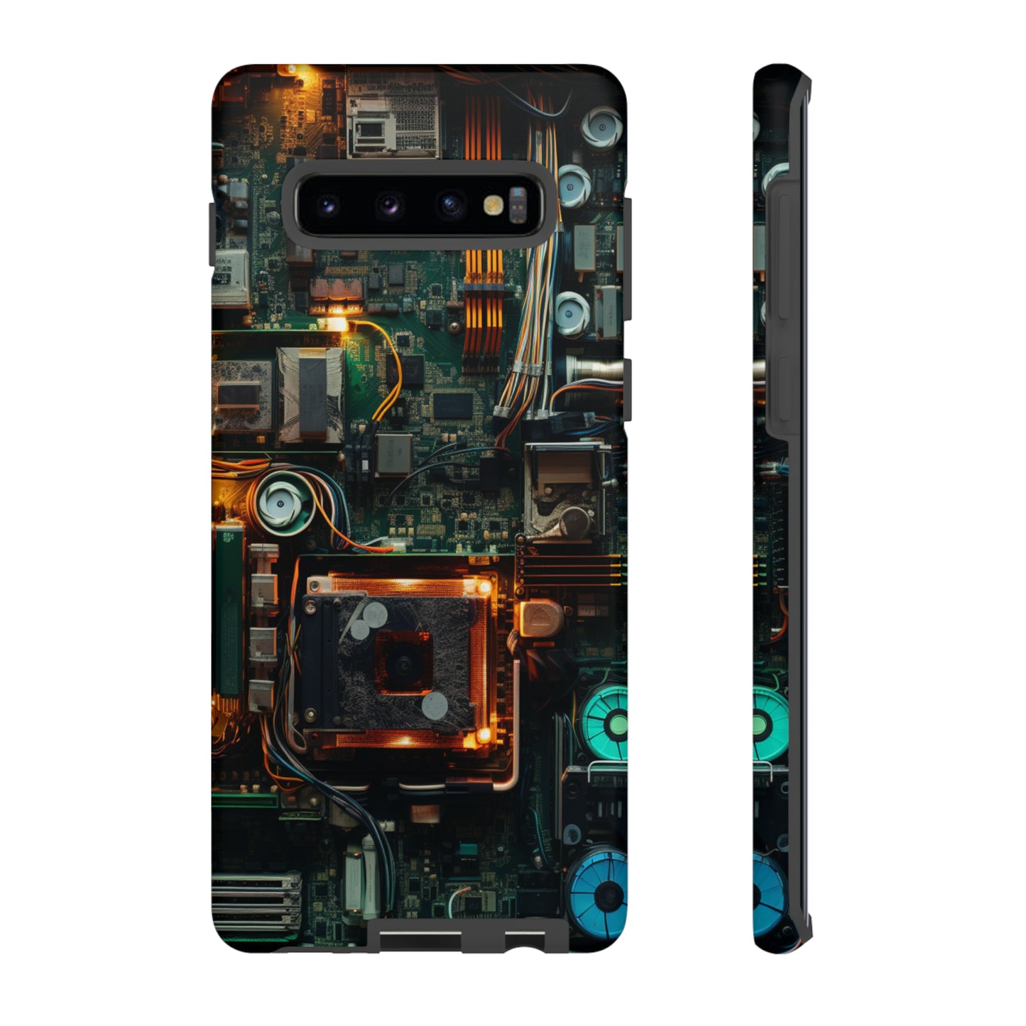 Circuit Board Themed Tough Phone Case