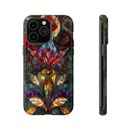 Art Deco Stained Glass floral Phone Case