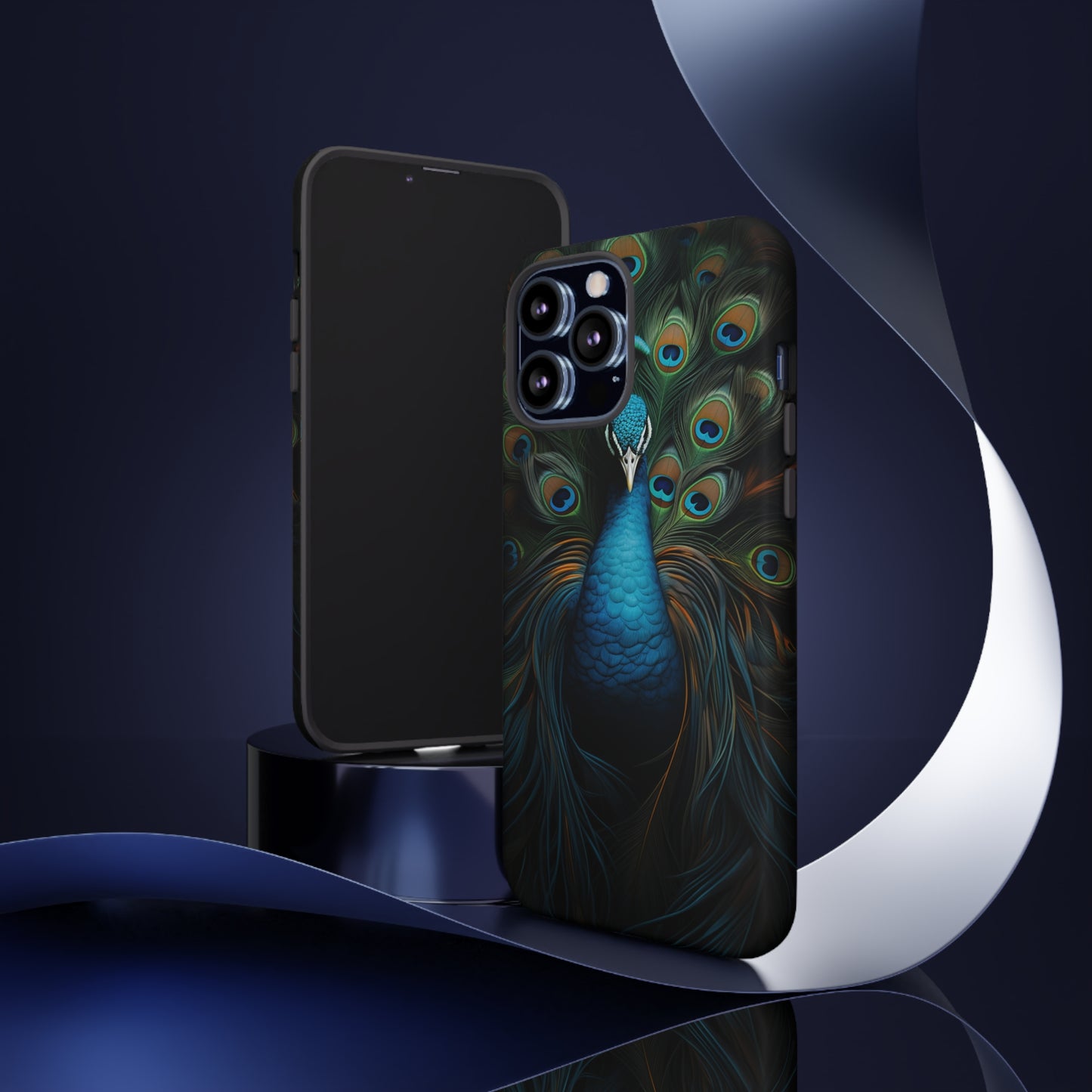 Peacock Feathers iPhone Case - A Timeless Symbol of Elegance for Google Pixel, iPhone, and Samsung Cases