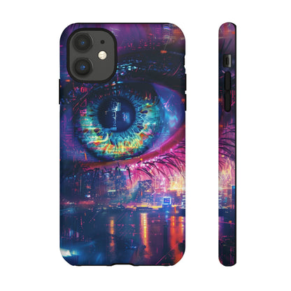 Eye of the Beholder Cyberpunk Art Phone Case