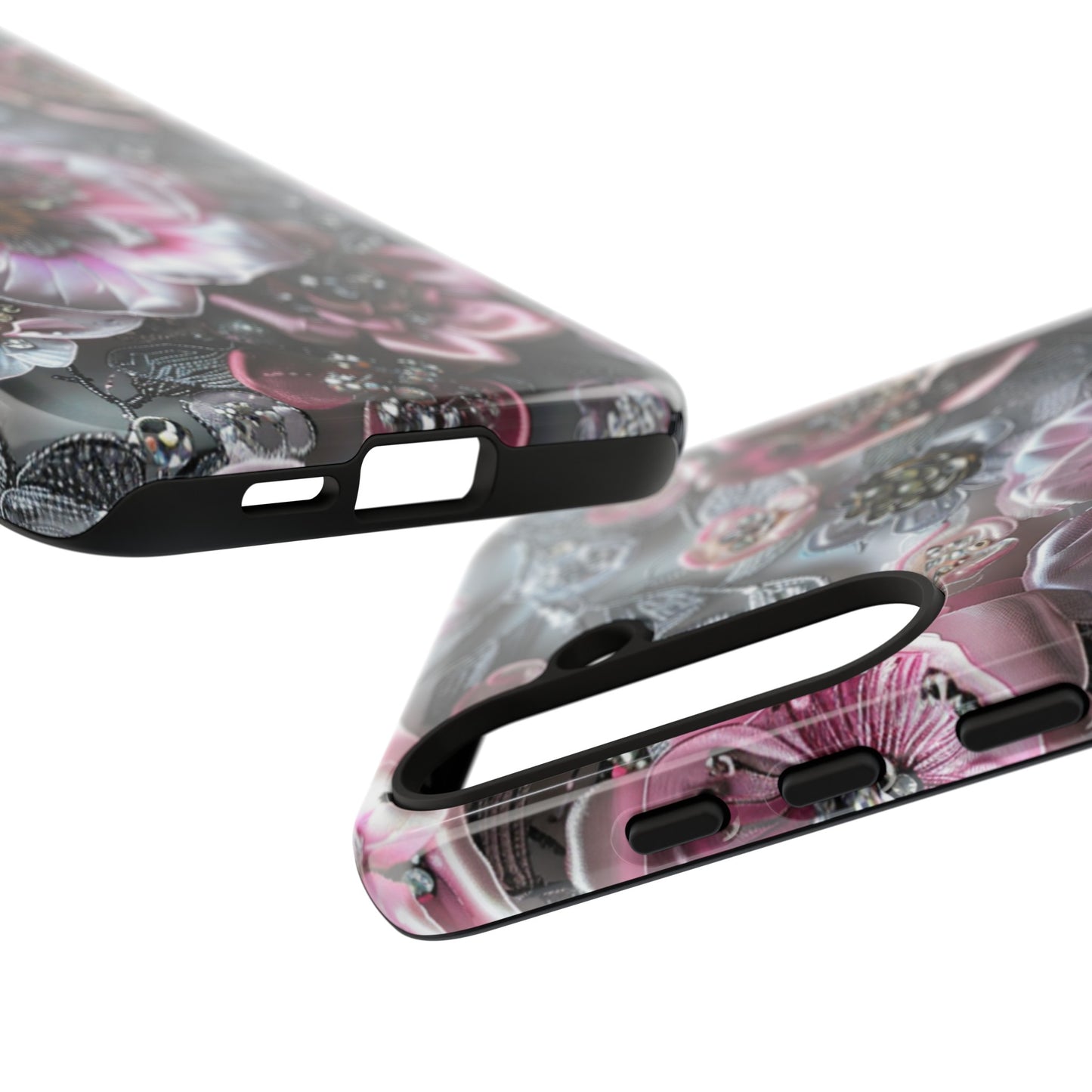 Coquette Aesthetic Floral Art iPhone 15 Case