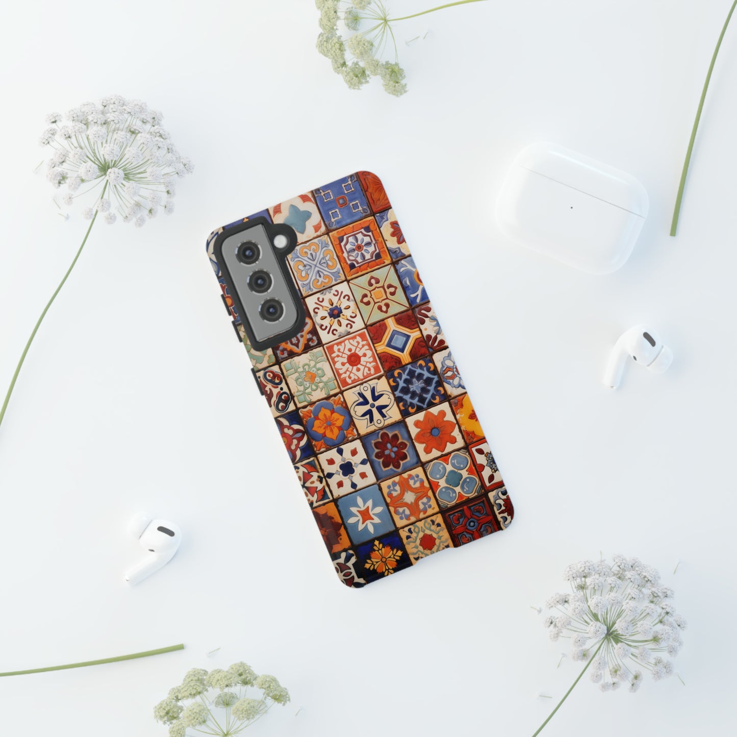 Mexican Tile Phone Case Fits all iPhone 15, Samsung and Pixel