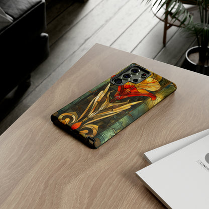 Art Deco Stained Glass floral Phone Case