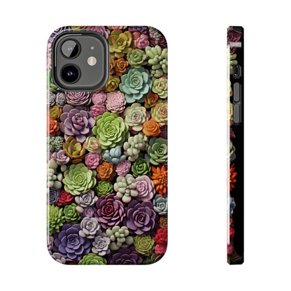 Succulent Desert Cactus Floral iPhone Case | Embrace the Beauty of Arid Elegance