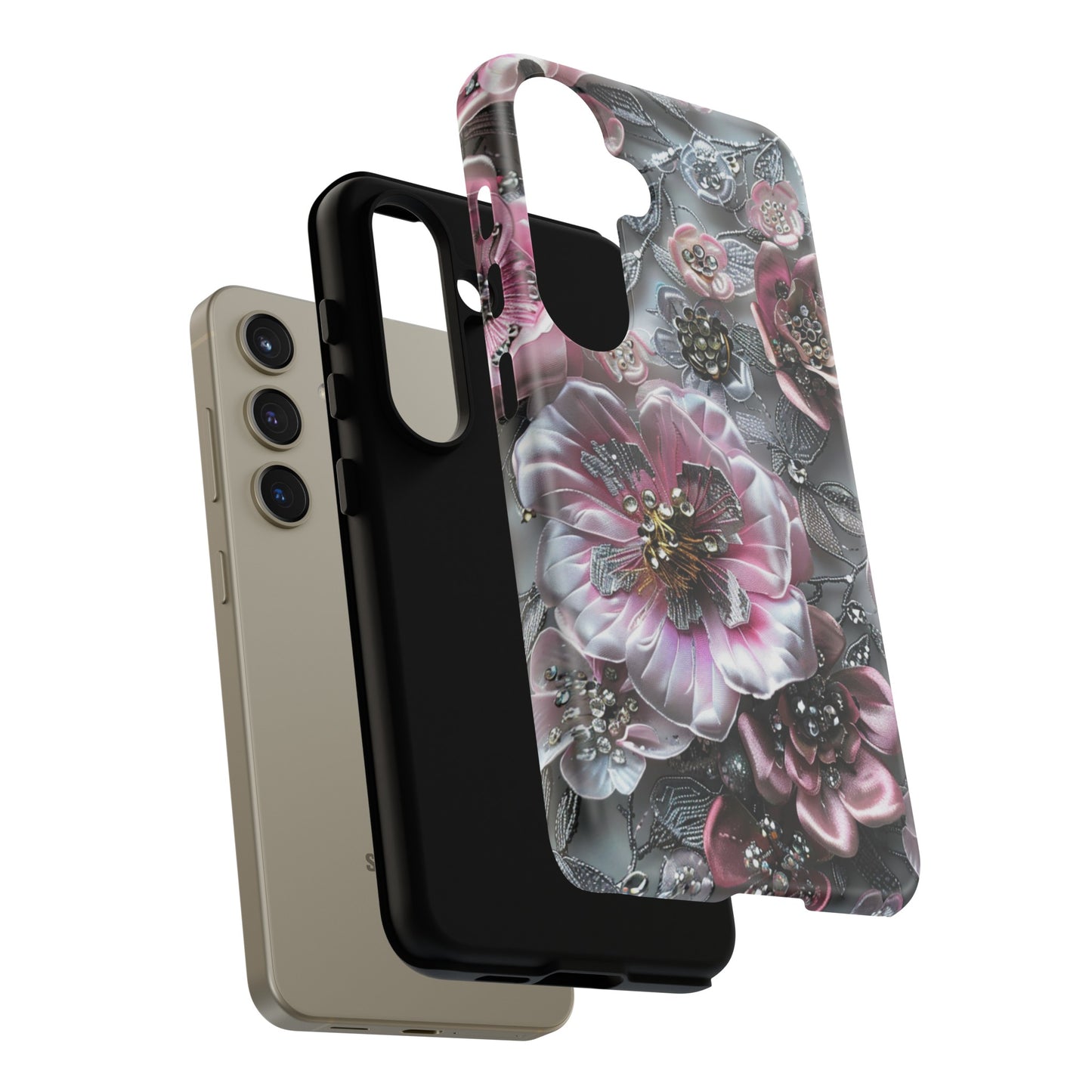 Coquette Aesthetic Floral Art iPhone 15 Case