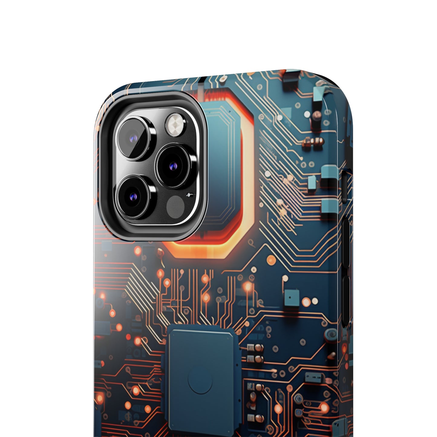 Neon Nexus: Cyberpunk Circuit Board | Futuristic Tech-Inspired iPhone Case