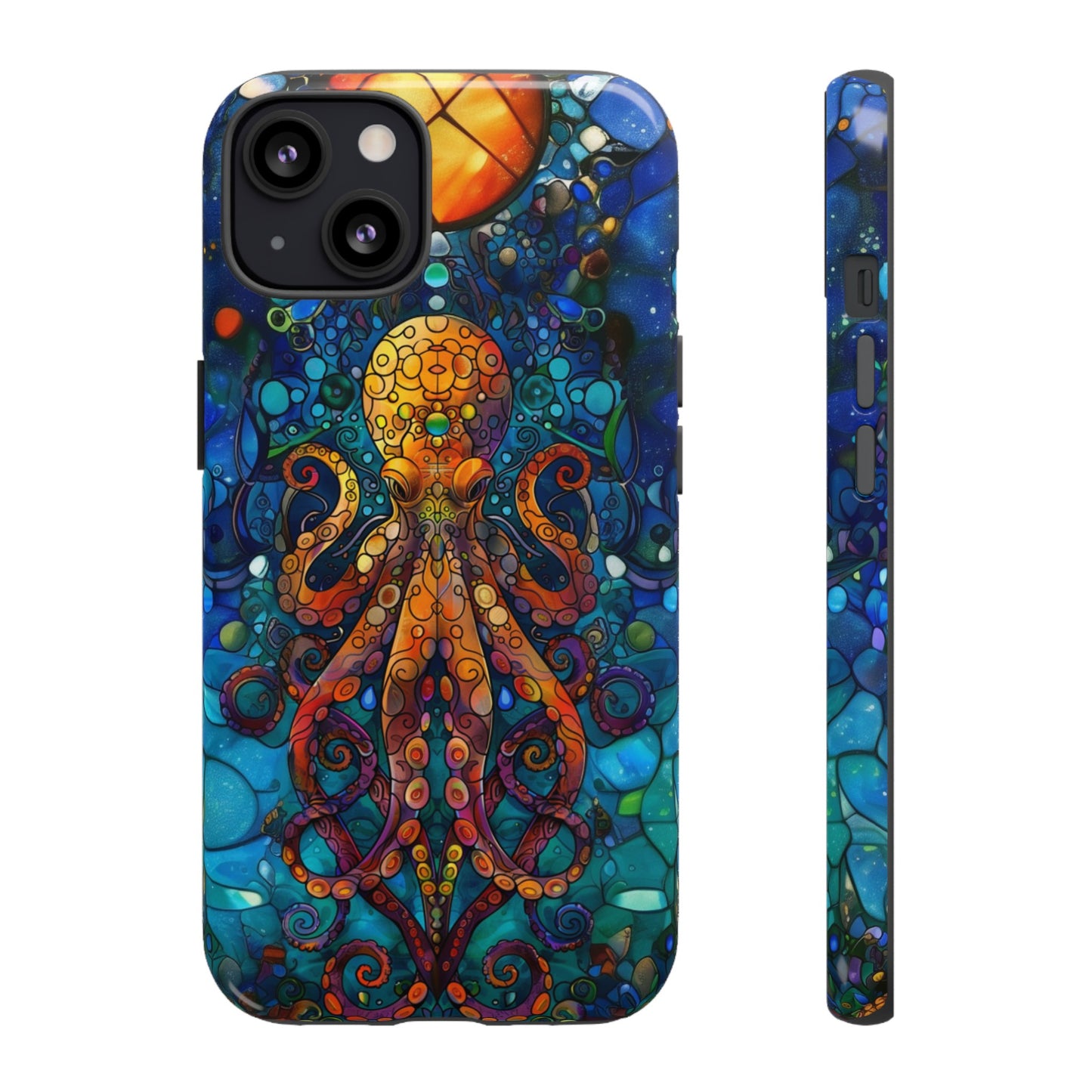 Octopus Stained Glass Undersea Magic Phone Case