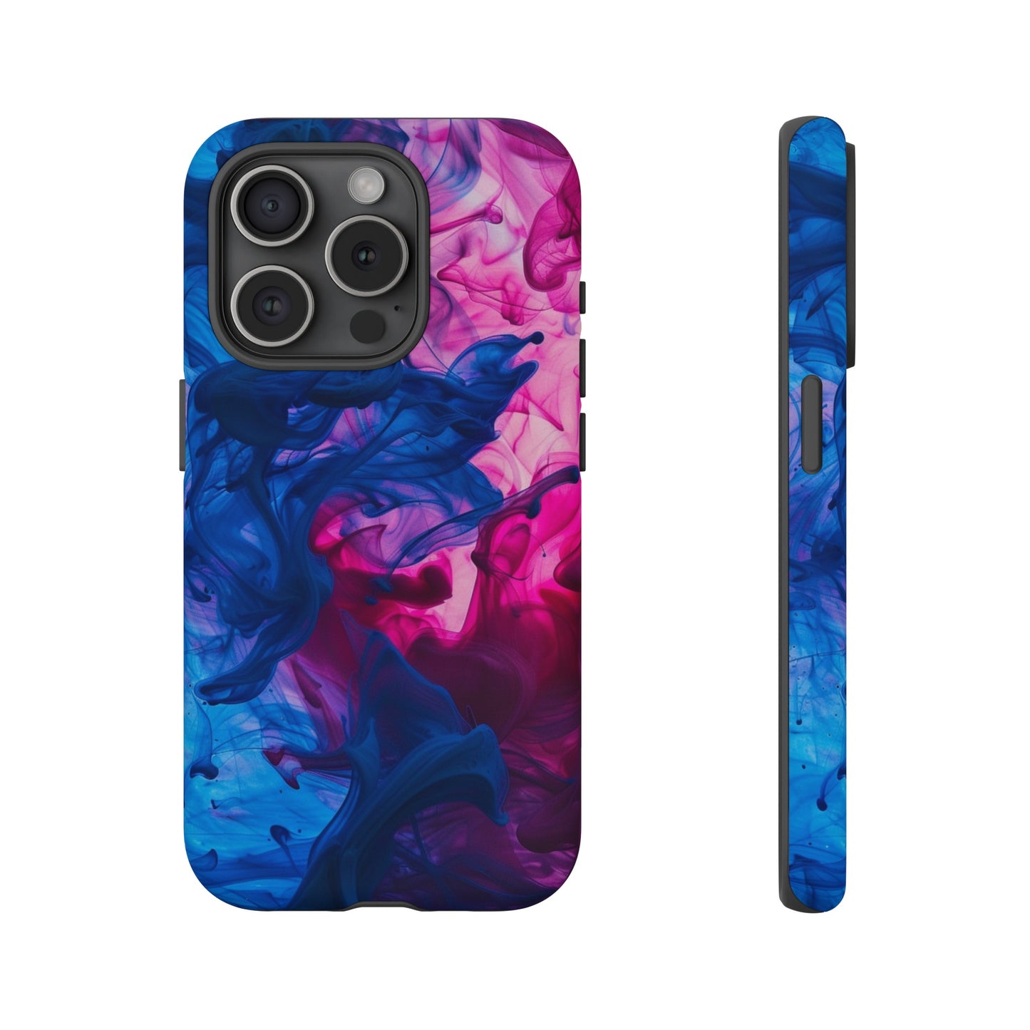 Magenta and Blue Color Explosion Phone Case