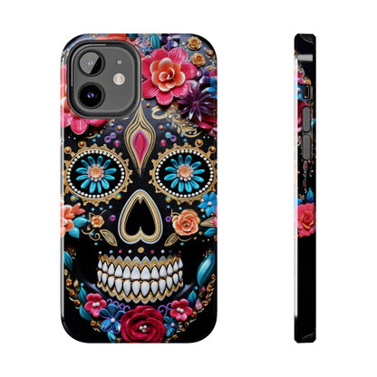 Sugar Skull iPhone Case | Celebrate Dia de los Muertos with Vibrant Elegance