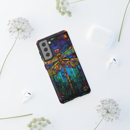 Art Deco Stained Glass Dragonfly Phone Cover