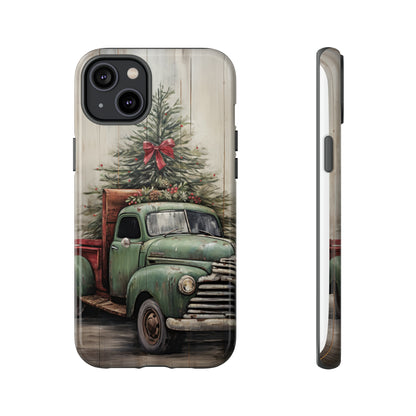 Christmas Pickup Truck Phone Case for iPhone