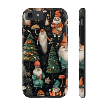 Vintage Santa Magic Mushroom Christmas Phone Case