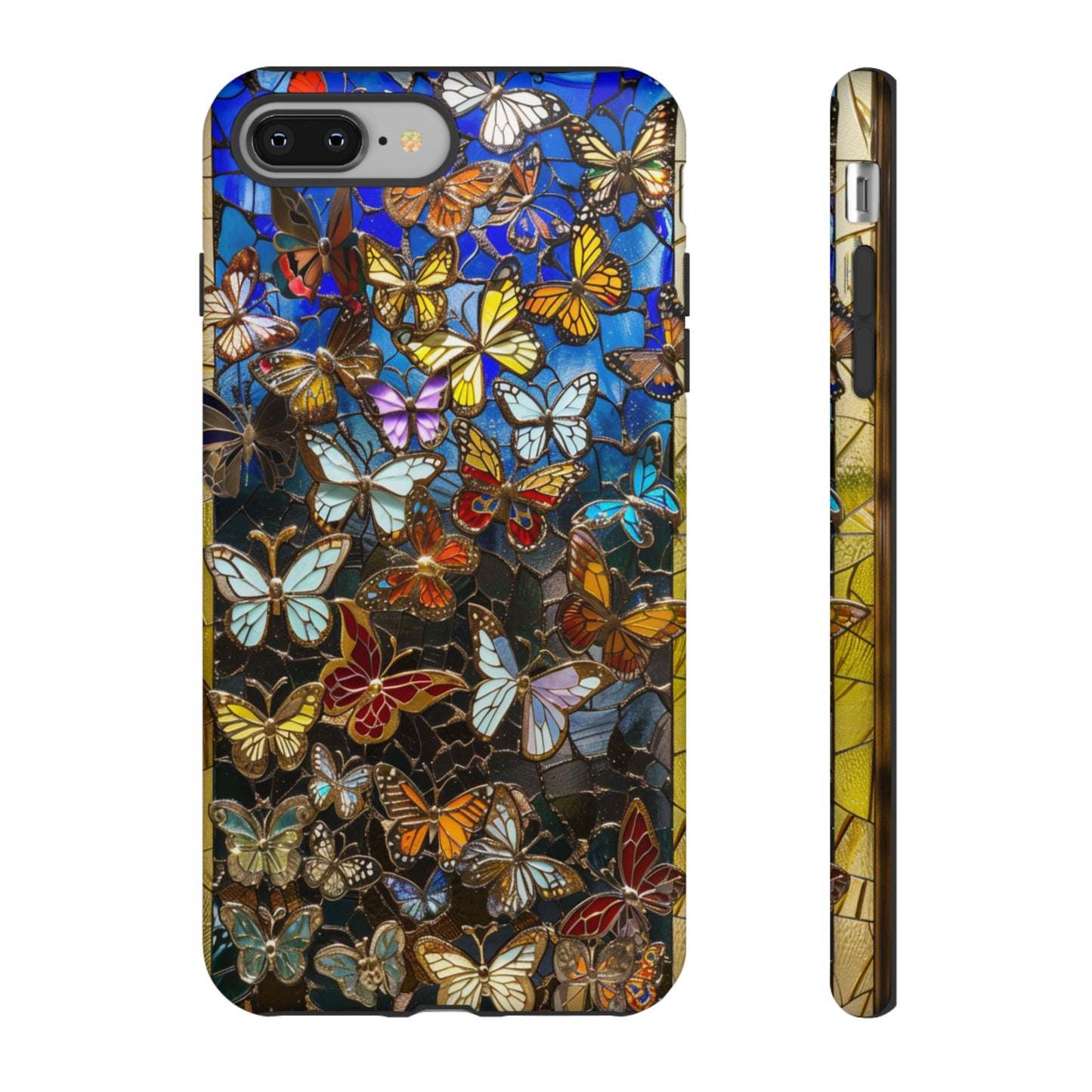 Butterfly Flower Garden Painting Phone Case