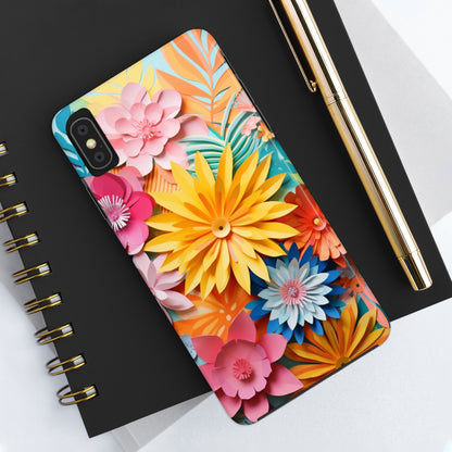 iPhone 12 Pro Max Artistry: Paper Floral Design – Crafted Elegance for iPhone 13 Pro and iPhone XR Enthusiasts