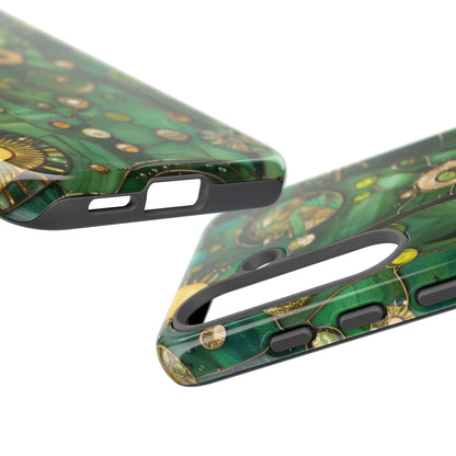 Green Celestial Stained Glass Mosaic Phone Case