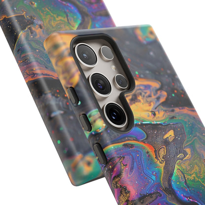 Opalescent Marbled Holographic Print Phone Case