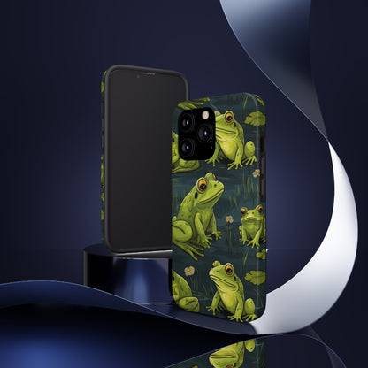 Frogs Tough iPhone Case | Embrace The Reptile Green Style and Reliable Protection