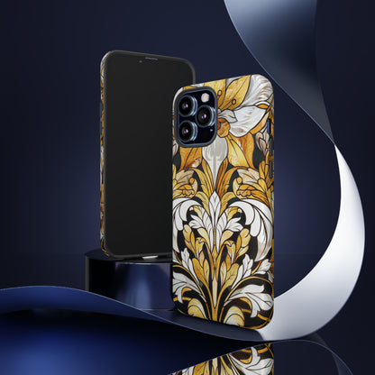 Art Deco Stained Glass floral Phone Case