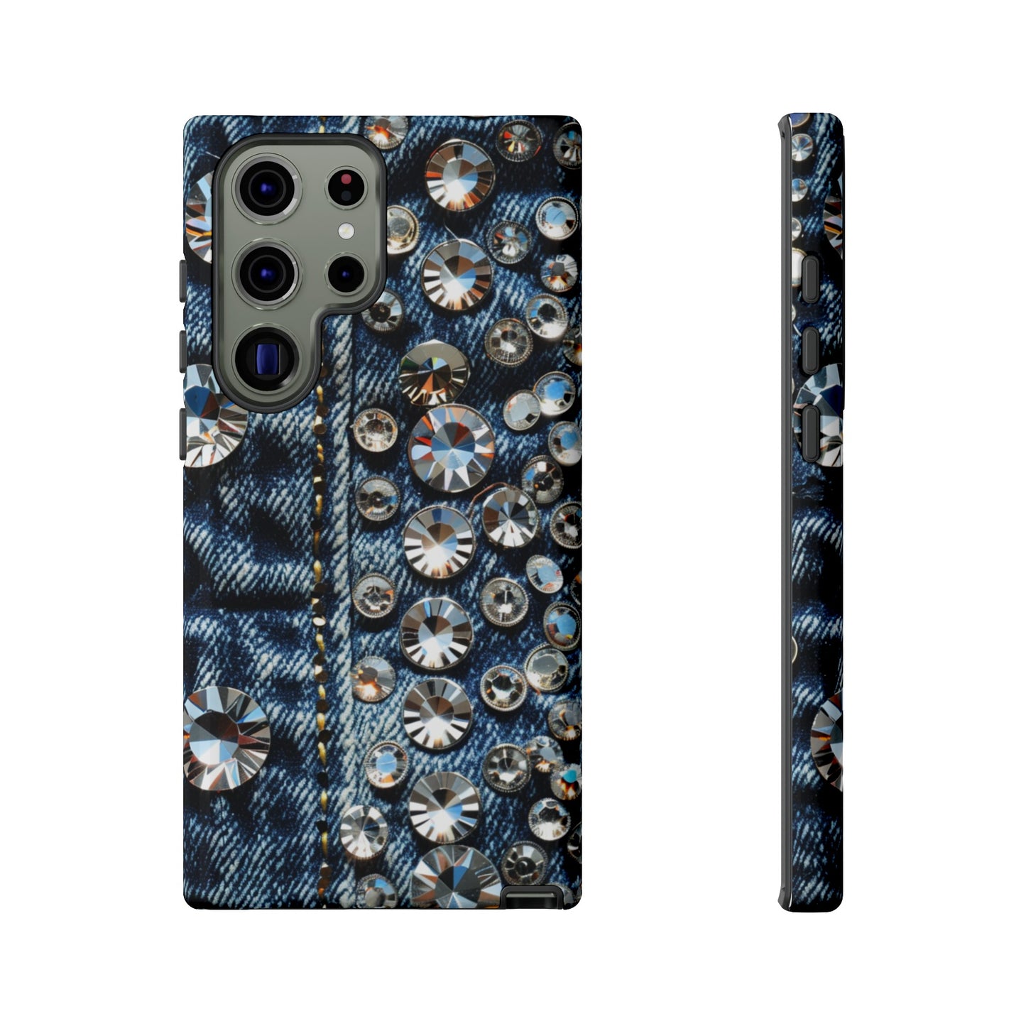 Blue Jean Queen Rhinestone Bling Phone Case