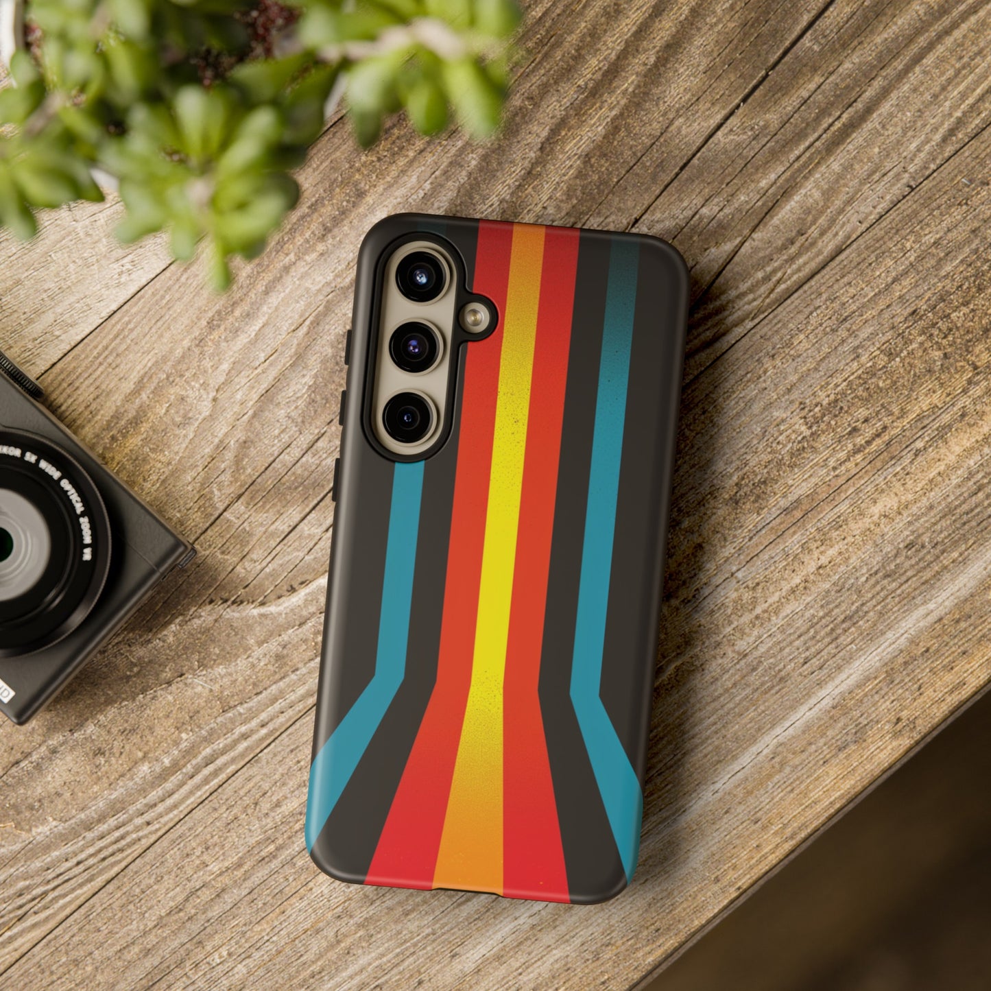 Retro Lines 1980s Flashback Phone Case