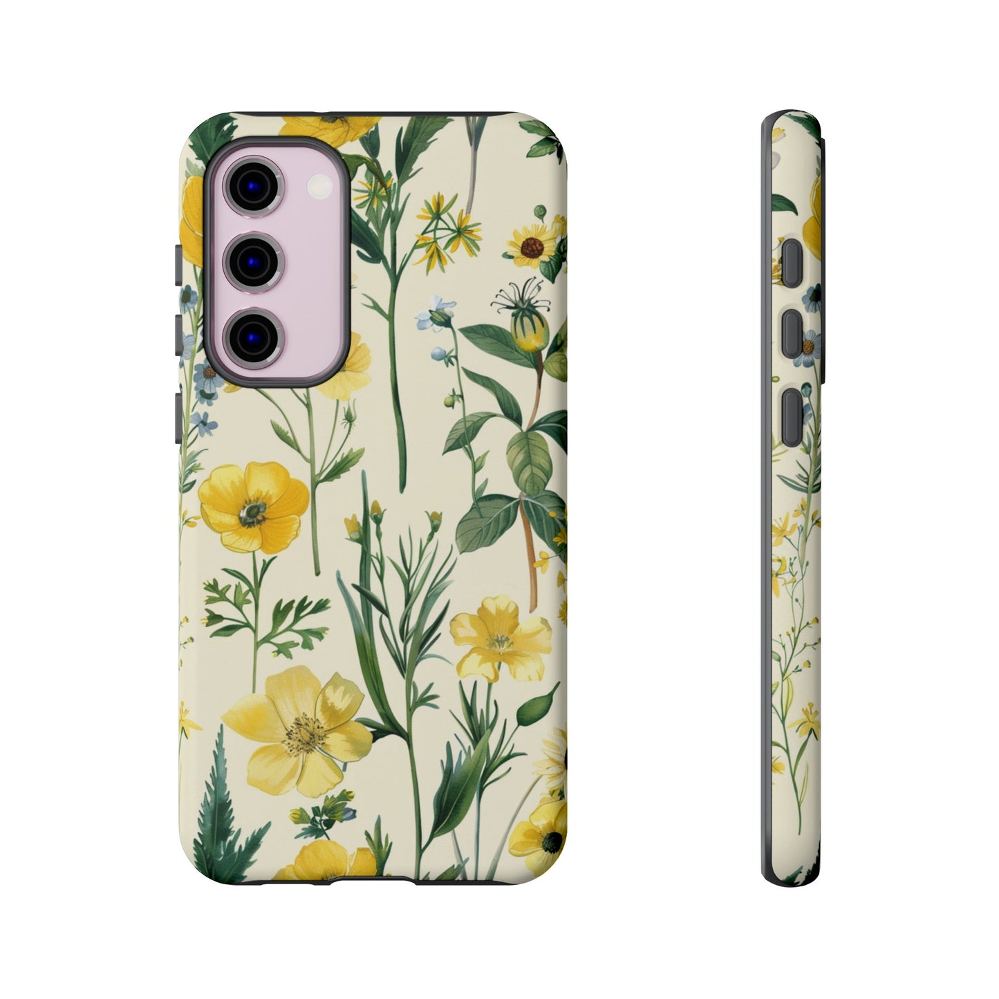 Floral Sage Yellow Wildflower Phone Case