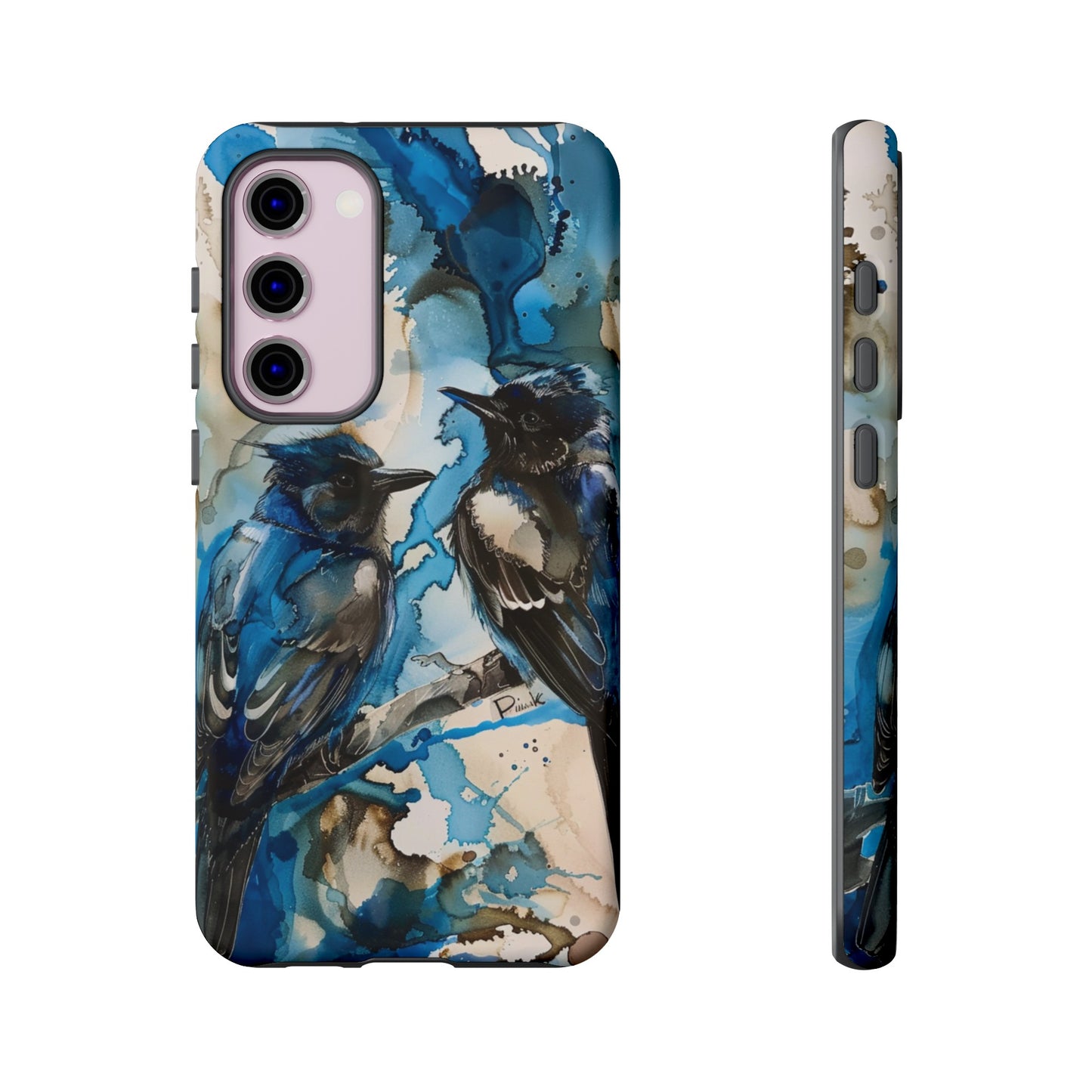 Blue Bird Watercolor Phone Case