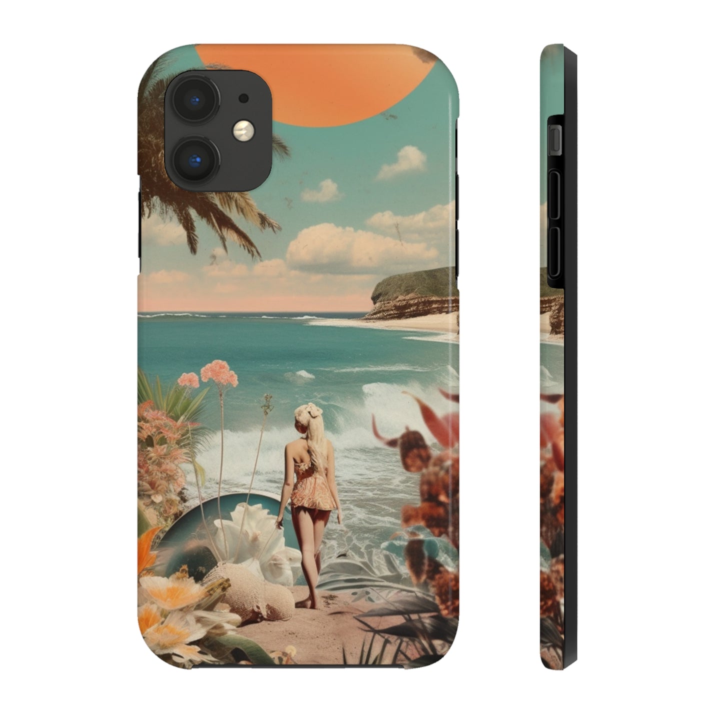 A Day at the Beach iPhone Tough Case | Embrace the Serenity of Coastal Living with Reliable Protection