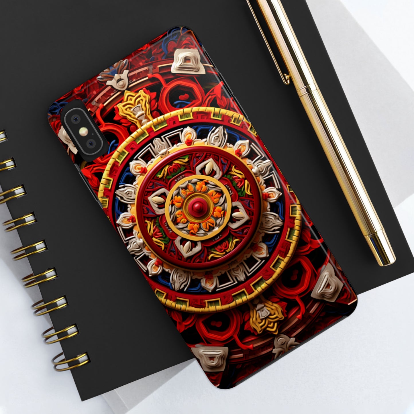 Mystical Visions: Psychedelic Tibet Mandala | Buddhist iPhone Case