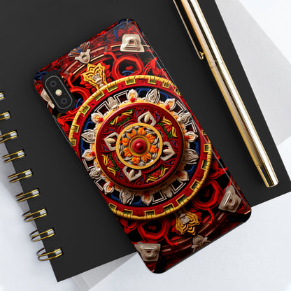 Mystical Visions: Psychedelic Tibet Mandala | Buddhist iPhone Case