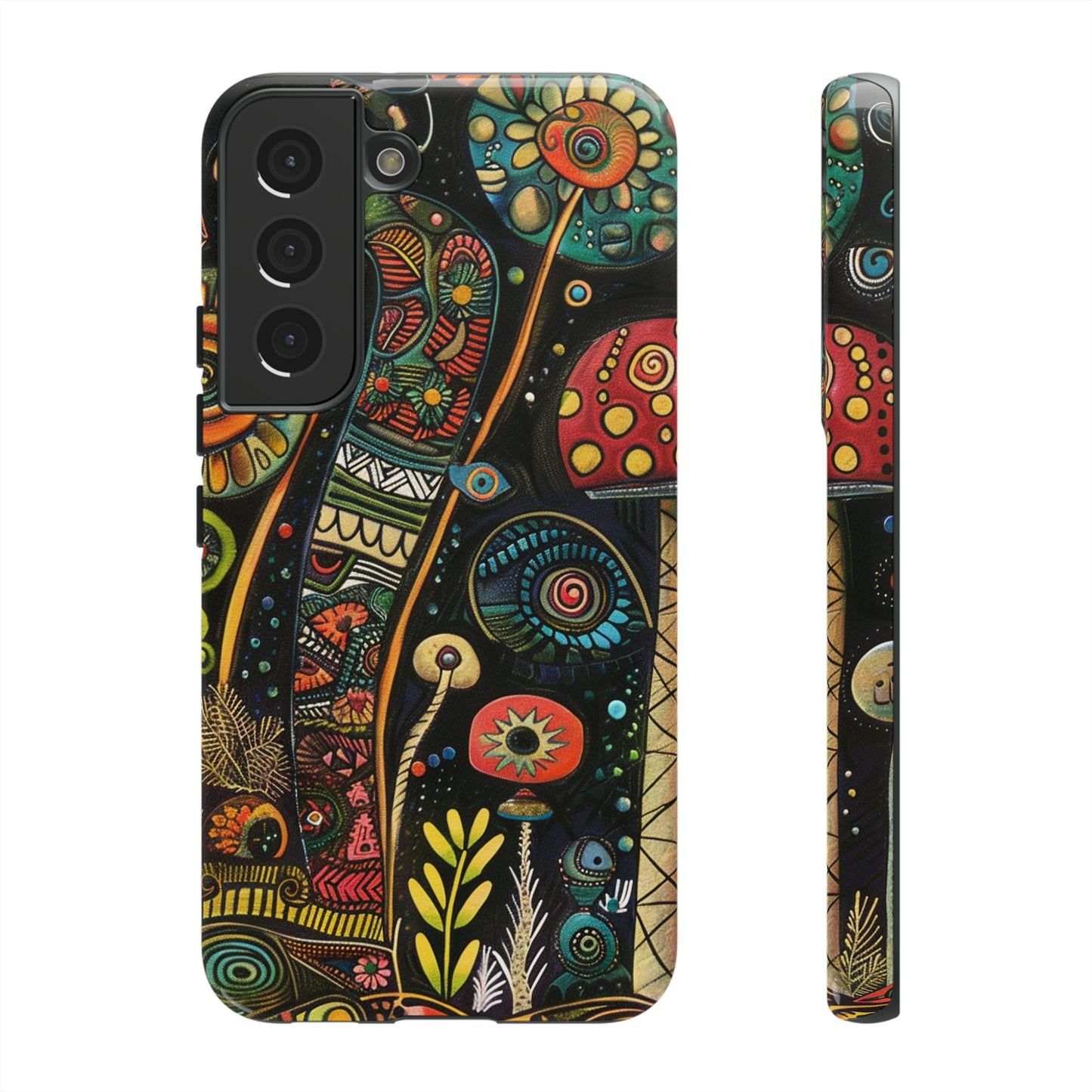 Retro 1960s Psychedelic Flowers Phone Case