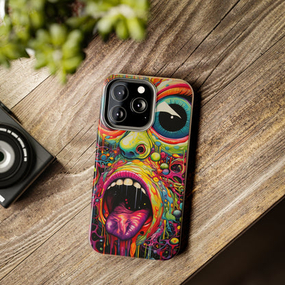 Trippy Hippie Acid Drop: Vibrant Swirls & Dazzling Colors | Tough iPhone Case