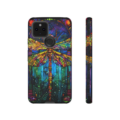 Art Deco Stained Glass Dragonfly Phone Cover