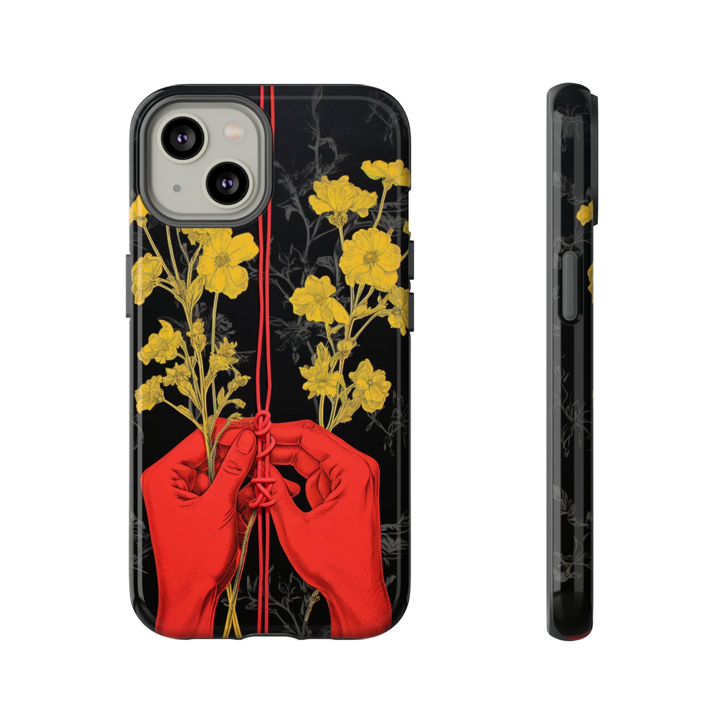 We Are All Connected Floral Phone Case