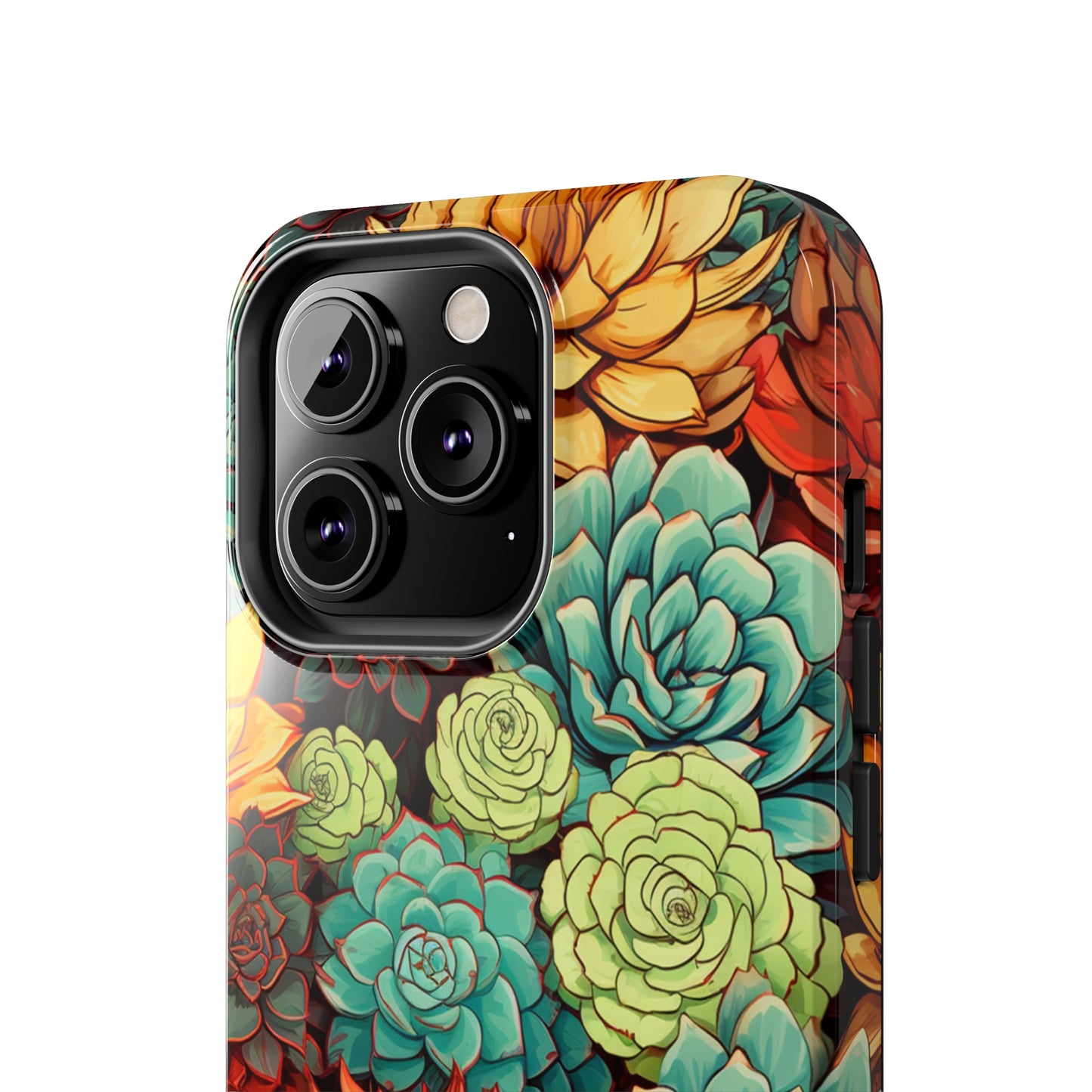 Succulent Desert Cactus Floral iPhone Case | Embrace the Beauty of Arid Elegance