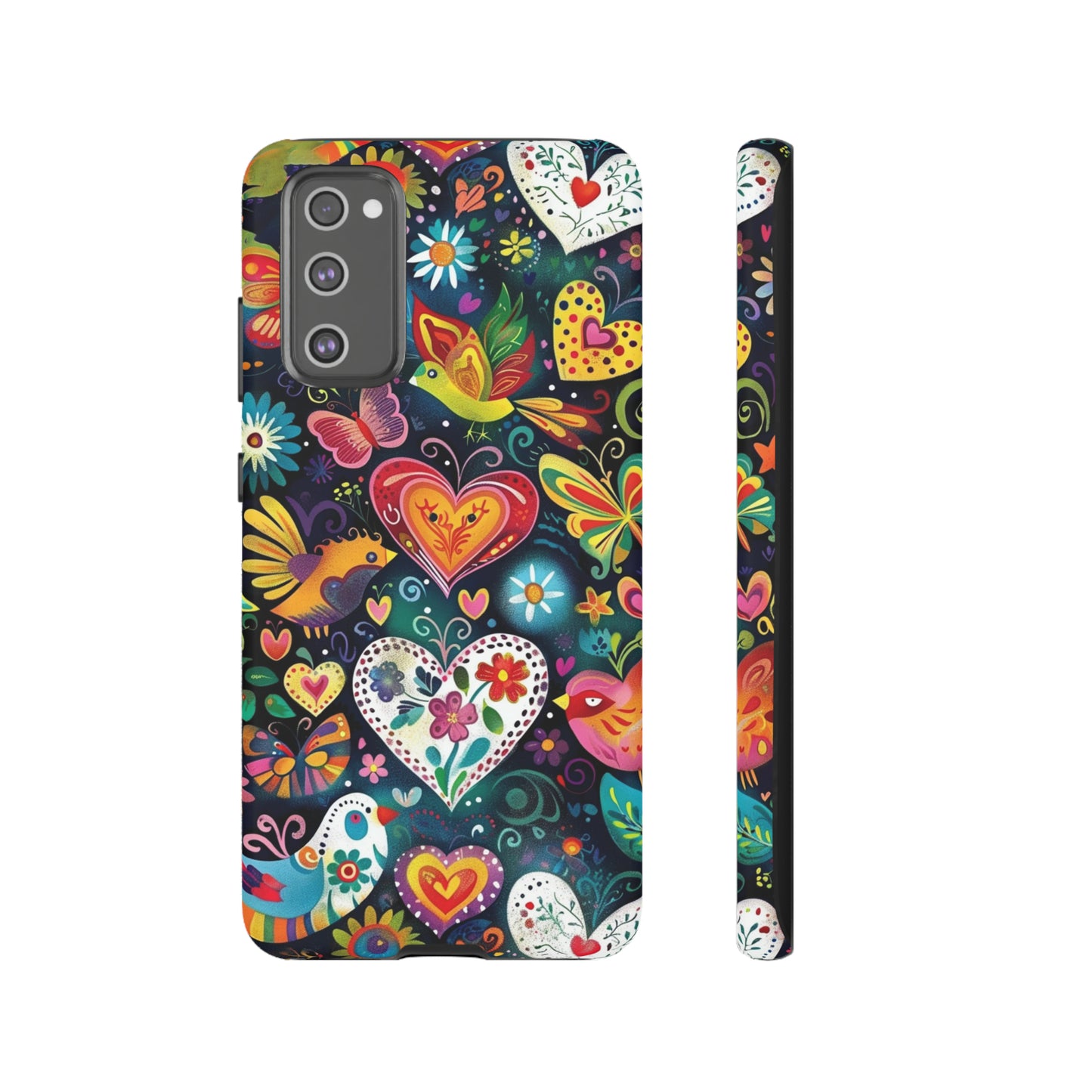 Floral Butterfly Magic Hearts Phone Case