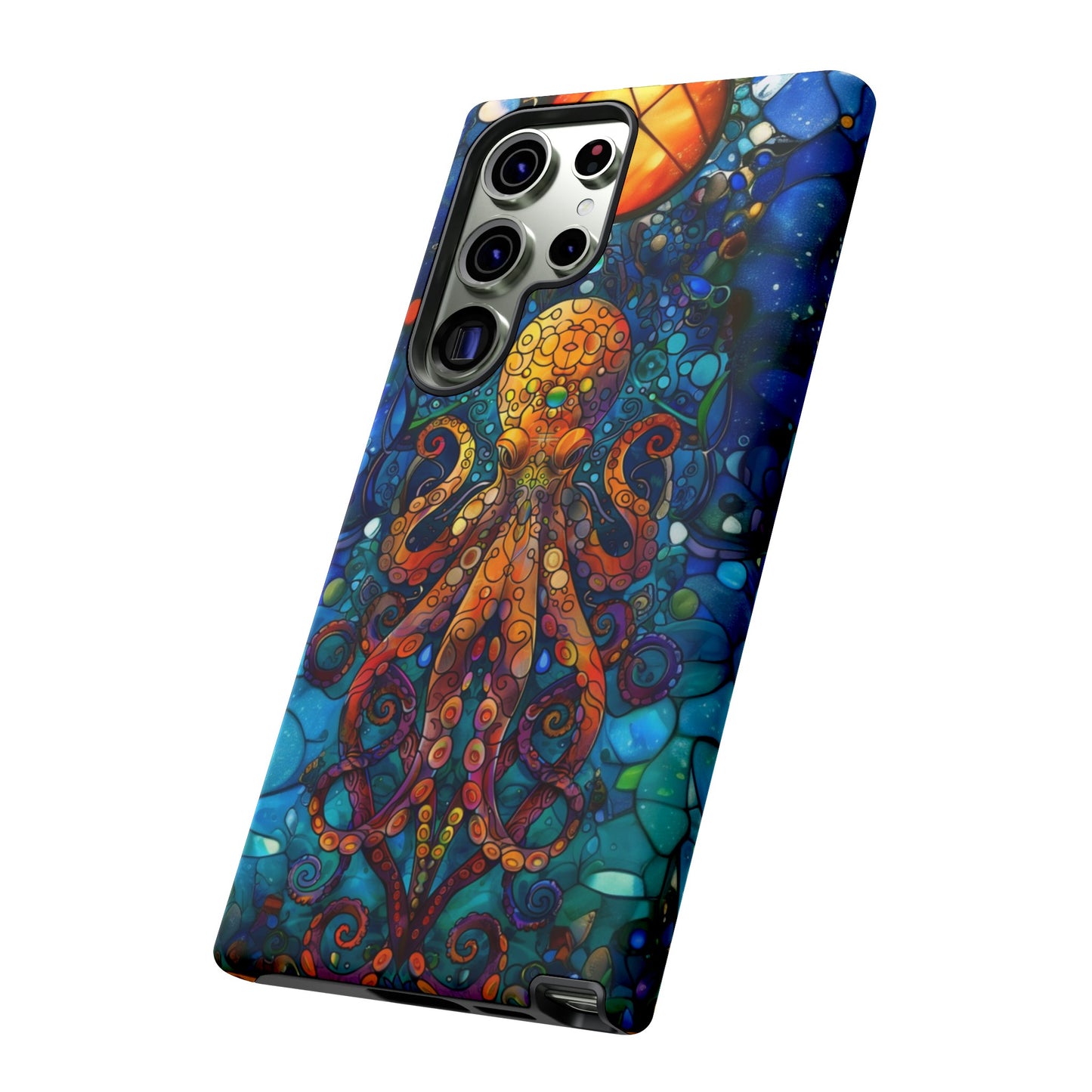 Octopus Stained Glass Undersea Magic Phone Case