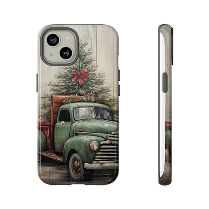 Christmas Pickup Truck Phone Case for iPhone