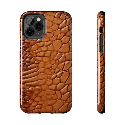 Faux Alligator Skin Textured look and style iPhone Case