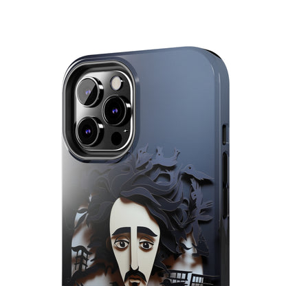 Edgar Allan Poe Gothic Halloween iPhone Case | Embrace the Dark Gothic Charm