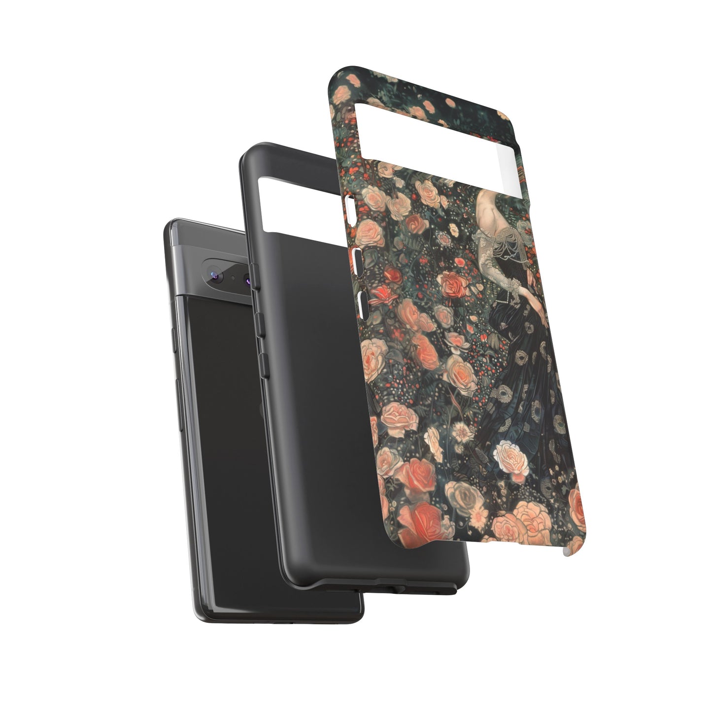 Art Nouveau French Floral Beauty Painting Phone Case