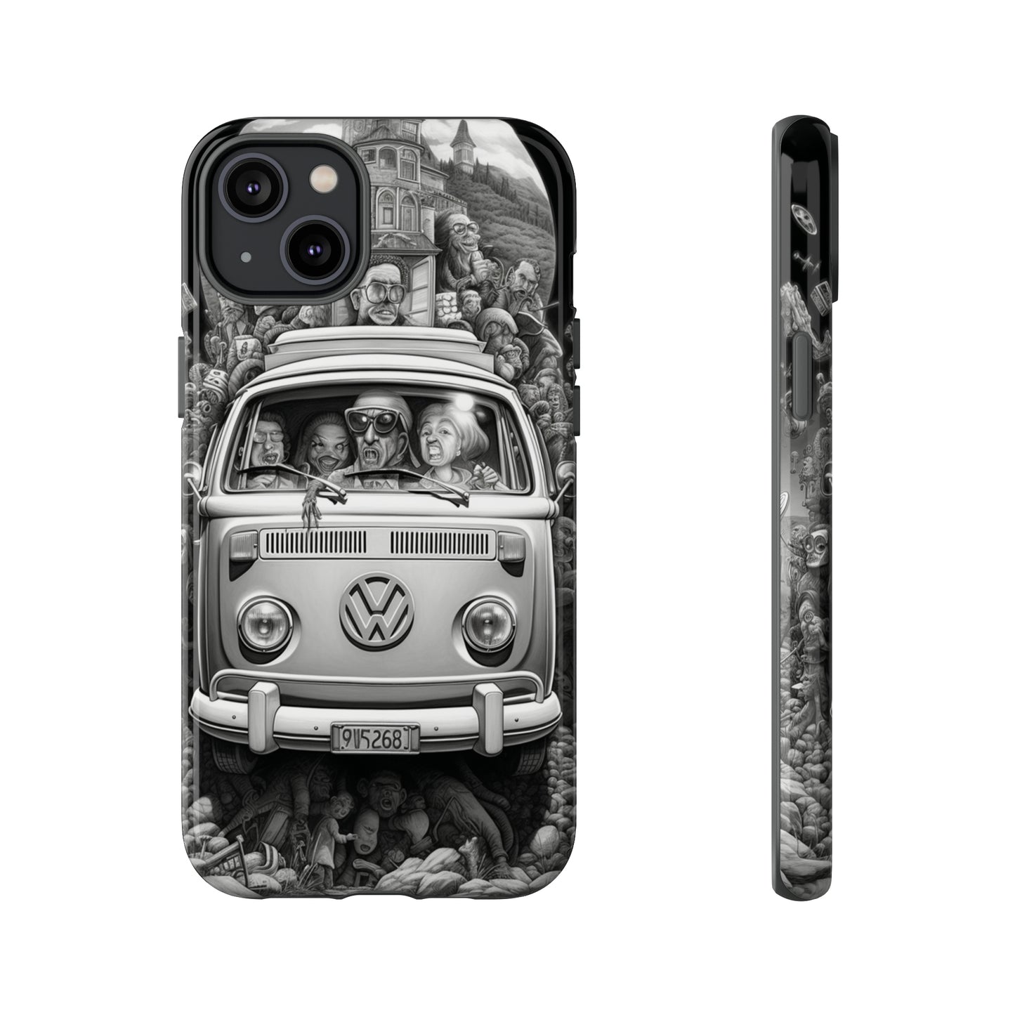 Vintage VW Camper Van iPhone Case