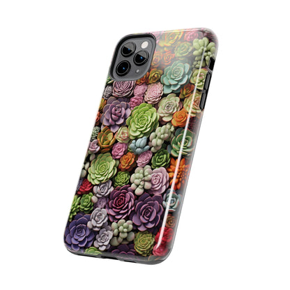 Succulent Desert Cactus Floral iPhone Case | Embrace the Beauty of Arid Elegance