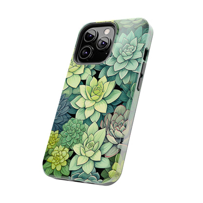 Succulent Desert Cactus Floral iPhone Case | Embrace the Beauty of Arid Elegance